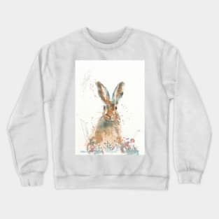 Startled hare Crewneck Sweatshirt
